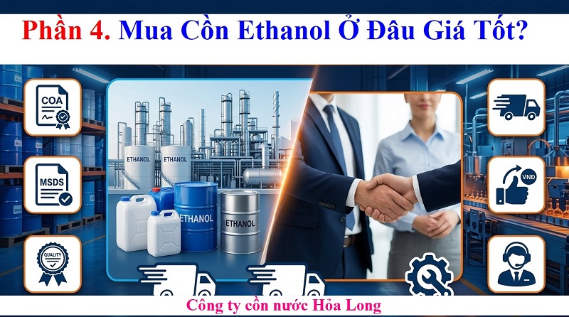Cồn Ethanol Giá Bao Nhiêu? Cập Nhật Bảng Giá Ethanol Mới Nhất Và Các Yếu Tố Ảnh Hưởng